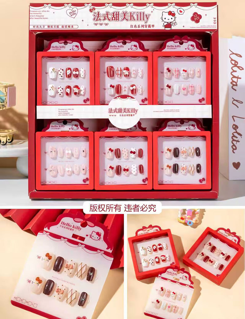 Estampado de ojos de gato con armadura, pegatinas de uñas con gelatina, dibujos animados de estudiantes lindos, desmontables, ponis con armadura image 14