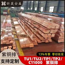 厂家批发紫铜排U1TU2TP1TP2C11000铜母线接地导电高导电精密
