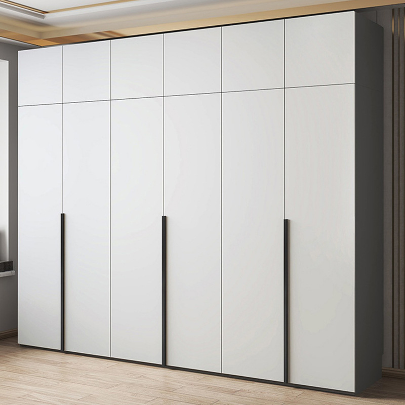 Light luxury solid wood wardrobe simple modern bedroom home cabinet…