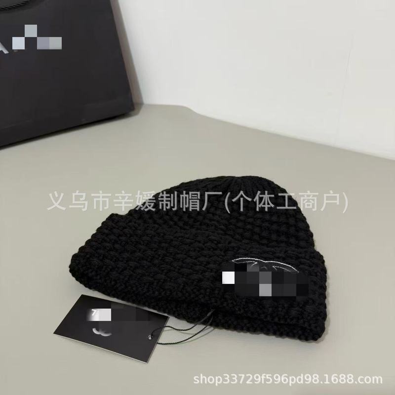 Xiaoxiangfeng ダブル C ハットの正しいバージョン、秋冬の暖かいフレグランスおばさんウール帽子、男性と女性用、多用途の有名な帽子|undefined