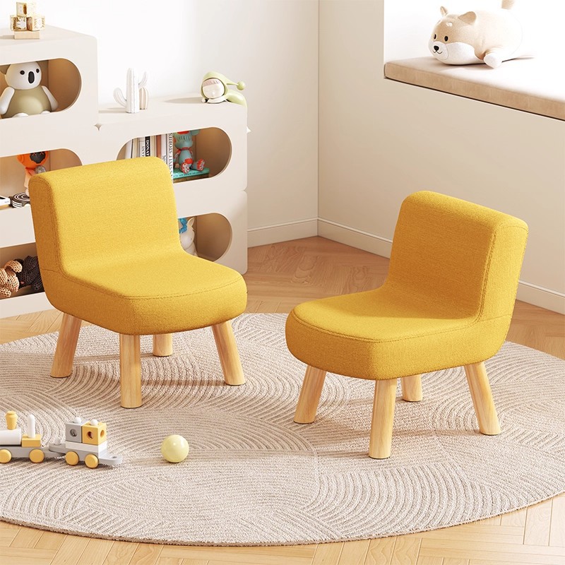 Taburetes caseros cómodos respaldos sillas pequeñas taburetes de sala de estar taburetes de cambio de zapatos taburetes de madera sólida taburetes bajos simple lindos bancos