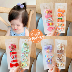 Cute and Adorable Baby All-in-One Fabric Hair Clip for Girls, Sweatproof Hair Clip for Children, Infants and Toddlers, Safe and Gentle on Hair, Hair Accessory