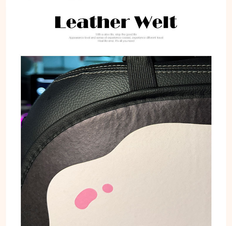 Long Kitten Car Anti-Kick Pad Universal Rear Seat Back Anti-Dirty Protective Pad Car Rear Protection Kick Pad