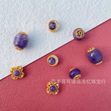 s925����Ƕ��������ɫͰ�� ���� ��Ҷ���ֹ�����diy����