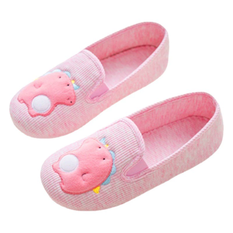 Тапочки для беременных и послеродовых женщин 2022 года с мультяшным динозавром, мягкая подошва, маленький размер, закрытый носок, для дома, весна-осень