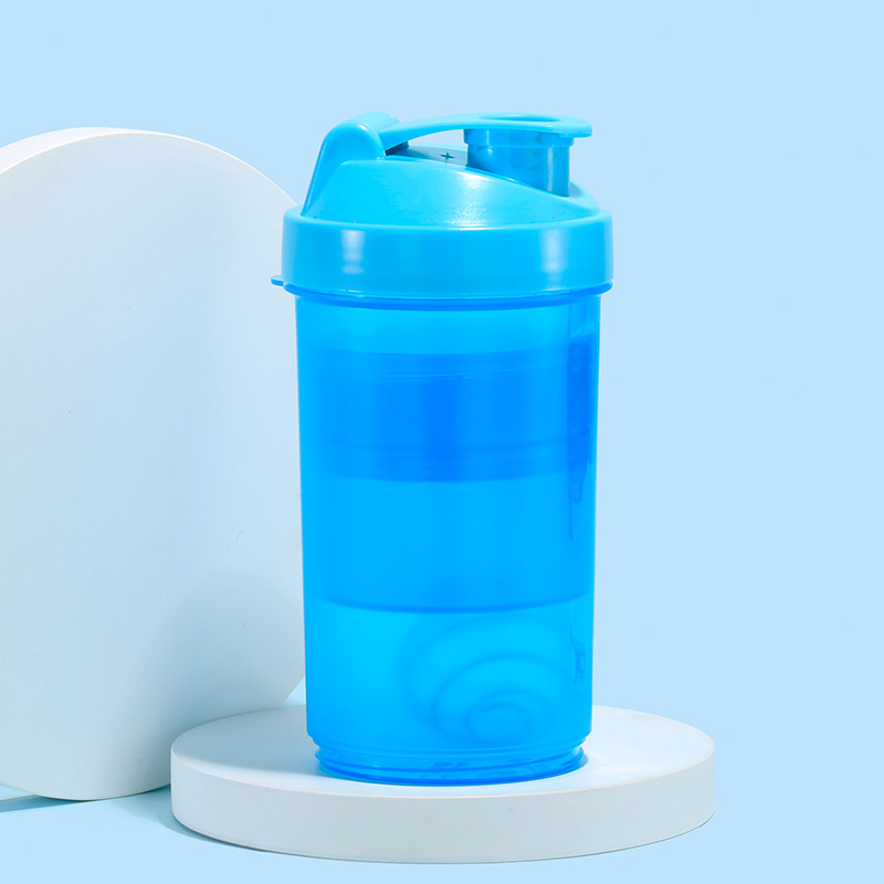 Vaso Mezclador de Proteína en Polvo, Vaso de Plástico Esmerilado Simple de una Sola Capa Personalizado, Vaso de Agua Deportivo Portátil de Plástico para Verano, Se Puede Imprimir con Logotipo.