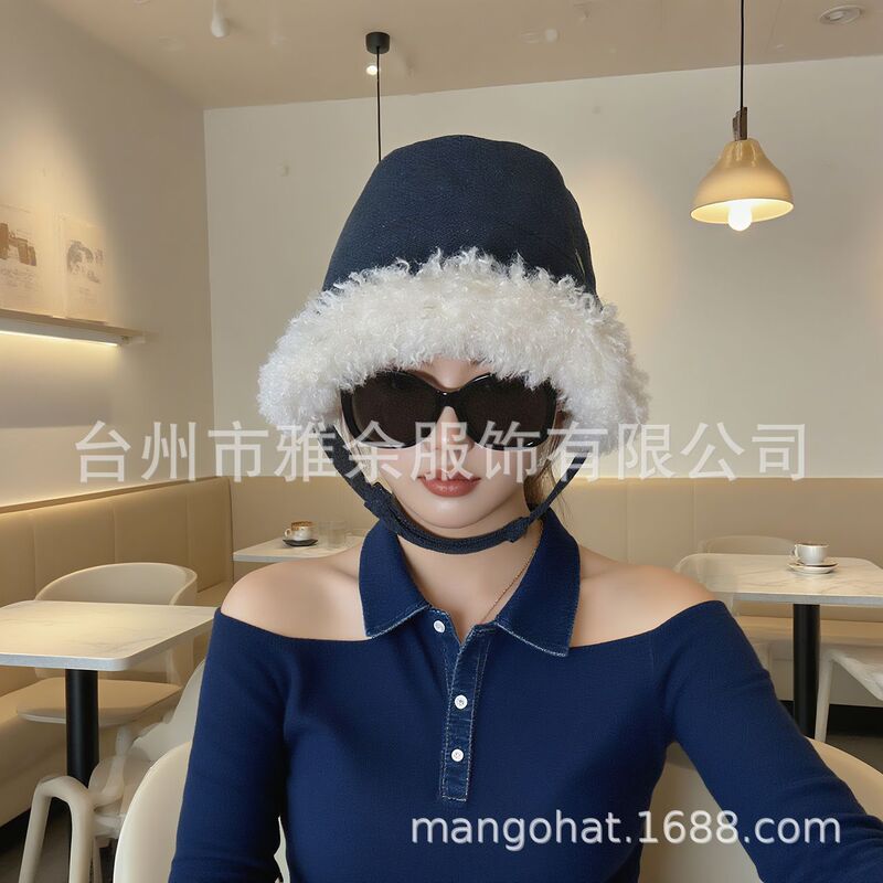 骑车雪地羽绒雷锋帽女冬季韩版显脸小保暖毛绒帽加绒护耳滑雪帽子|undefined