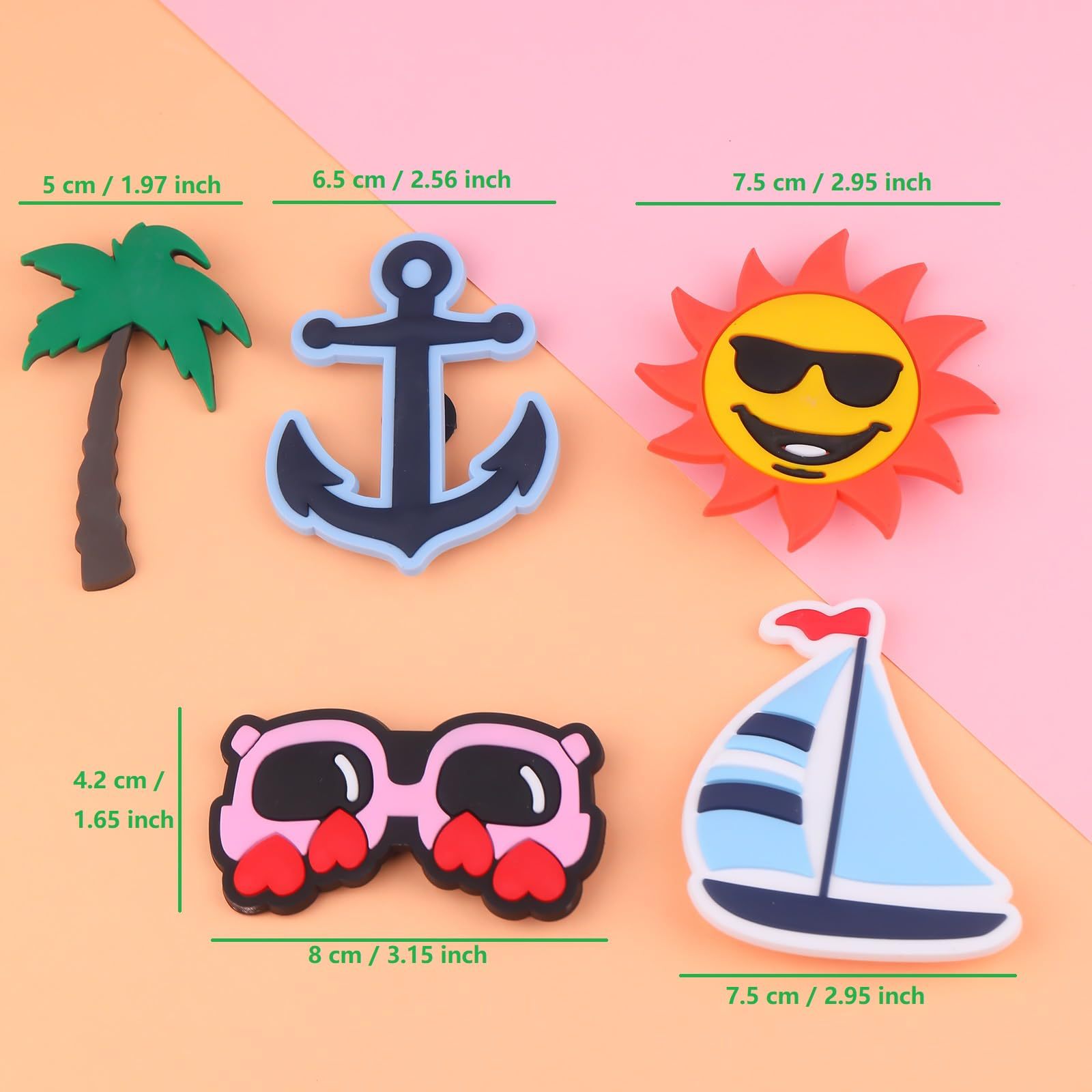 Holiday Occasion 1 Set PVC Cartoon Bag Buckle