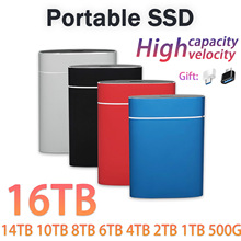 跨境外贸新款升级SSD移动固态硬盘扩容16T 8T4T高速传输 工厂直销