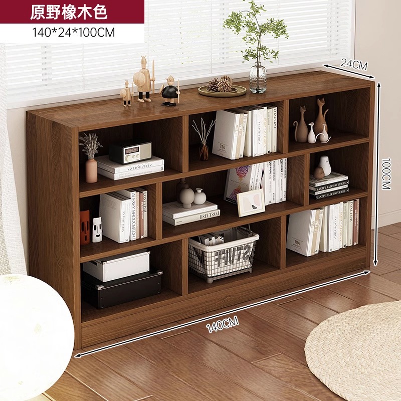 Estante de libro Estante de piso Gabinete combinado sala de estar Gabinete de almacenamiento doméstico Gabinete de almacenamiento Gabinete de exhibición de dormitorio Gabinete de libros simple