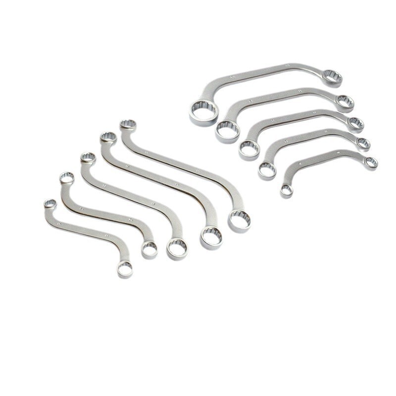 S-shaped double-ended ring wrench U-shaped C- shaped double-ended ring wrench handle two-way dual-purpose wrench Allen wrench