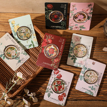 花卉纪念币纪念章金属工艺品章 玫瑰颂章纪念币系列 徽章礼品送人