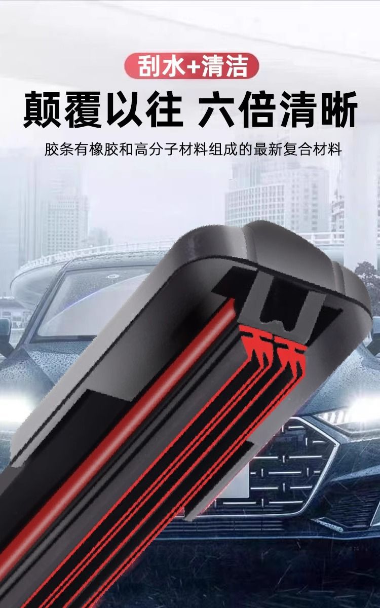 Suitable for Honda Wiper Civic Accord Crv Binzhi Xrv Fit Fengfan Lingpai Boneless Wiper Blade