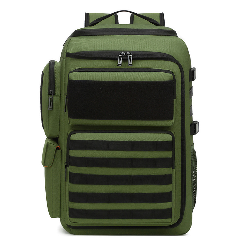 Bolsa de montaña de gran capacidad anti-derramamiento mochila de campamento al aire libre colgable tracción bolsa de viaje mochila táctica de montar camuflados