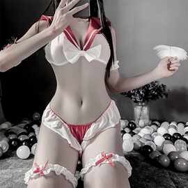 美诱佳情趣内衣可爱清纯学生装性感短裙制服性感套装一件代发qqny
