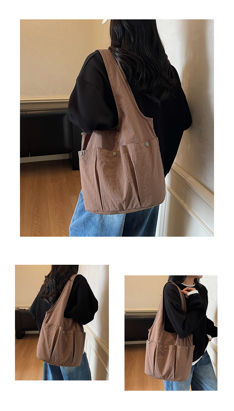 Sac à main bandoulière femme multi-poches décontracté léger_voghion.com