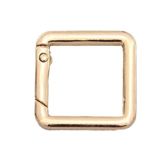 Square spring ring square buckle opening hanging buckle zinc alloy…