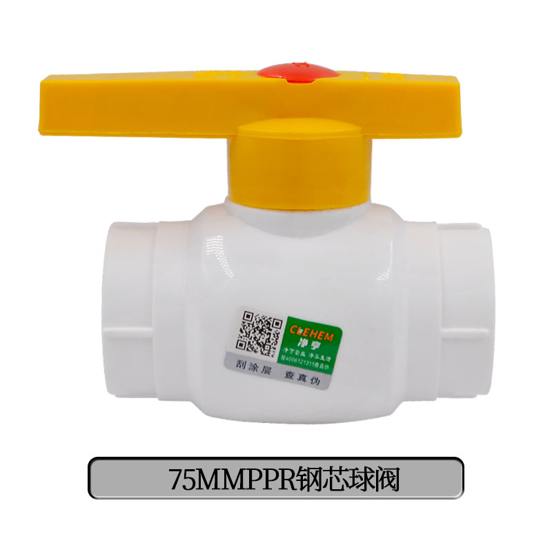 Válvula de bola de acero de doble articulación PPR válvula de bola de doble articulación totalmente de plástico válvula oculta 204 minutos válvula PPR accesorios de tubería de agua image 51