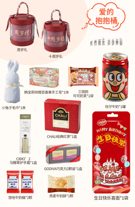十岁生日伴手礼10岁十周岁礼盒成品回礼儿童宝宝生日回礼喜糖喜饼|undefined