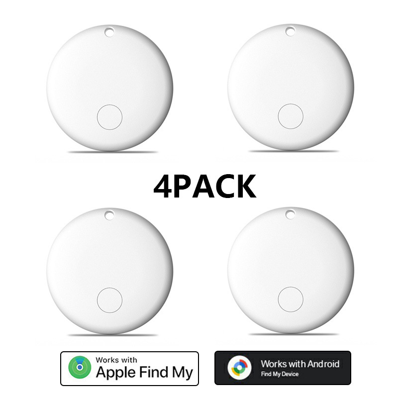 Transfronterizos redondos IOS sistema dual Android encontrar localizador anti-perdida para mascotas clave artículos Bluetooth anti-perdida rastreo