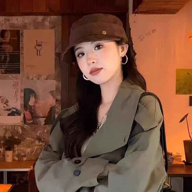 日系褶皱鸭舌贝雷帽女春秋新款文艺复古做旧马术帽子报童帽显脸小|undefined