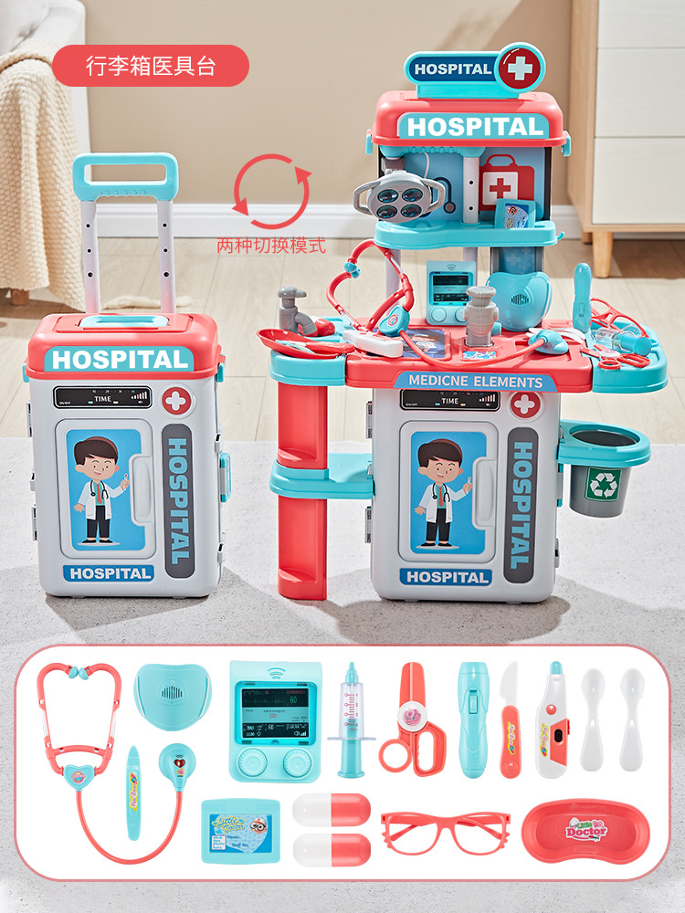 Niños pequeños médicos juegan juguetes para niños niñas niñas puzzle 3 - 6 años de edad 4 juegos de regalo de cumpleaños 5