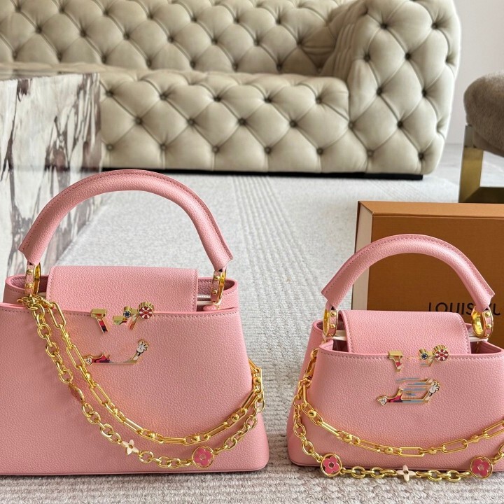 L Full Set of Packaging Capucines Lady Bag V Top Quality Export Cross-Border Exclusive Wholesale