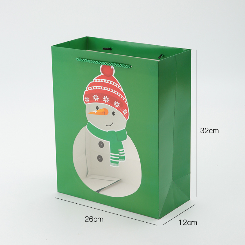 Ventana de Navidad flores bolso transparente ins Internet celebridad floral bolsa ramo bolsa de embalaje ventana bolsa de mano