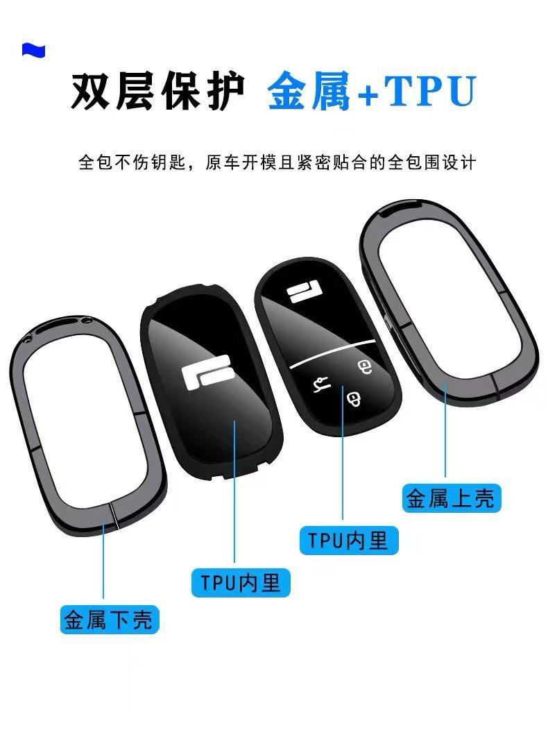 Suitable for Polestones 01 Key Cover Polestones Rox Polestones Special Car Protective Shell Buckle Bag for Men