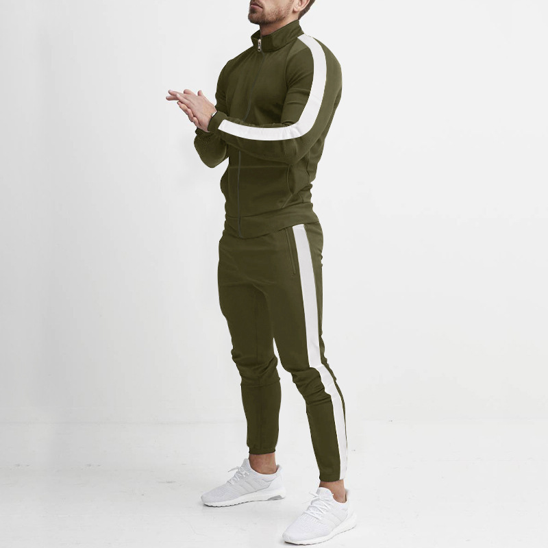 Transfronterizo europeo y americano otoño e invierno nuevo traje deportivo casual para hombres traje casual para hombres con capucha moda deportiva