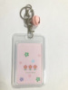 Cartoon cute set, plastic fashionable small bell for elementary school students, keychain, simple and elegant design, wholesale