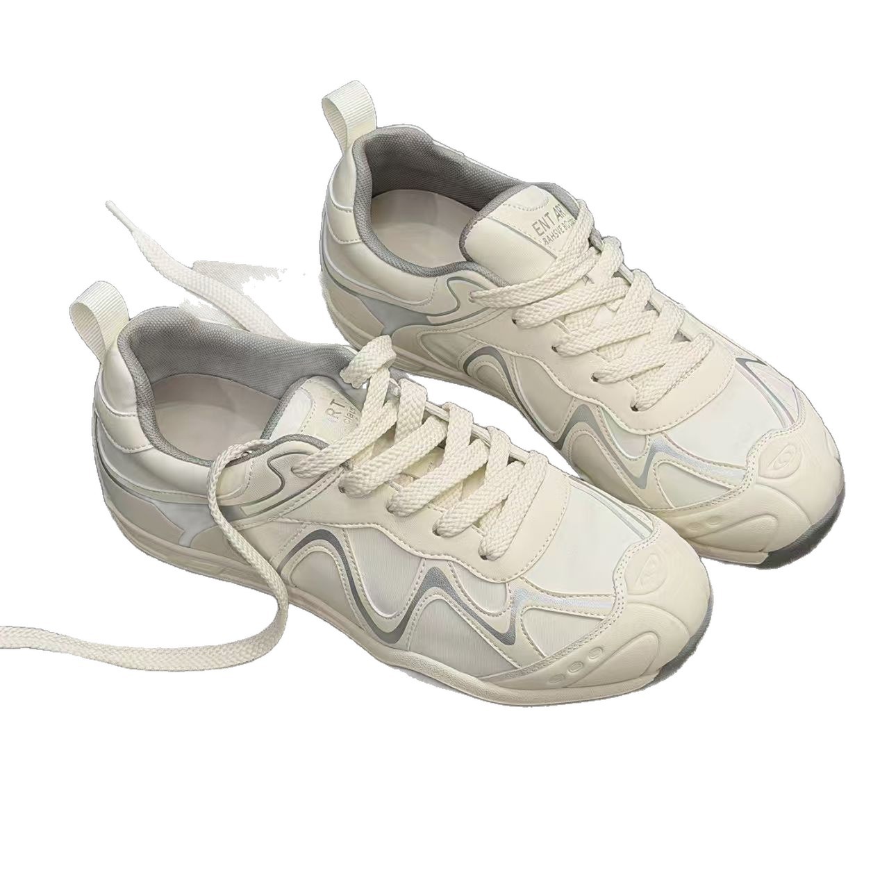 Retro casual versátil plano zapatos de entrenamiento de mujeres 2026 nuevo primavera-verano vestido baja zapatillas deportivas de estudiantes