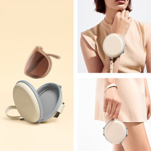 便捷眼镜收纳盒圆形折叠眼镜盒EVA高级墨镜盒太阳镜两用收纳包批