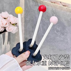 头绳发圈收纳神器发箍抓夹上墙挂架壁挂免打孔发饰皮筋多巴胺挂钩