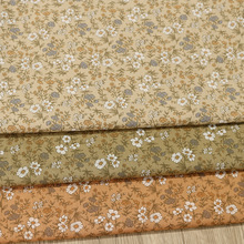 2025春夏新款碎花印花棉布 斜纹水洗棉梭织布 女童上衣裙子棉布