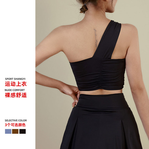 Wuxi Guiyi Sexy Strapless Sports Bra Fitness Tank Top Yoga Push-up Shockproof Top Sexy Fitness Wear