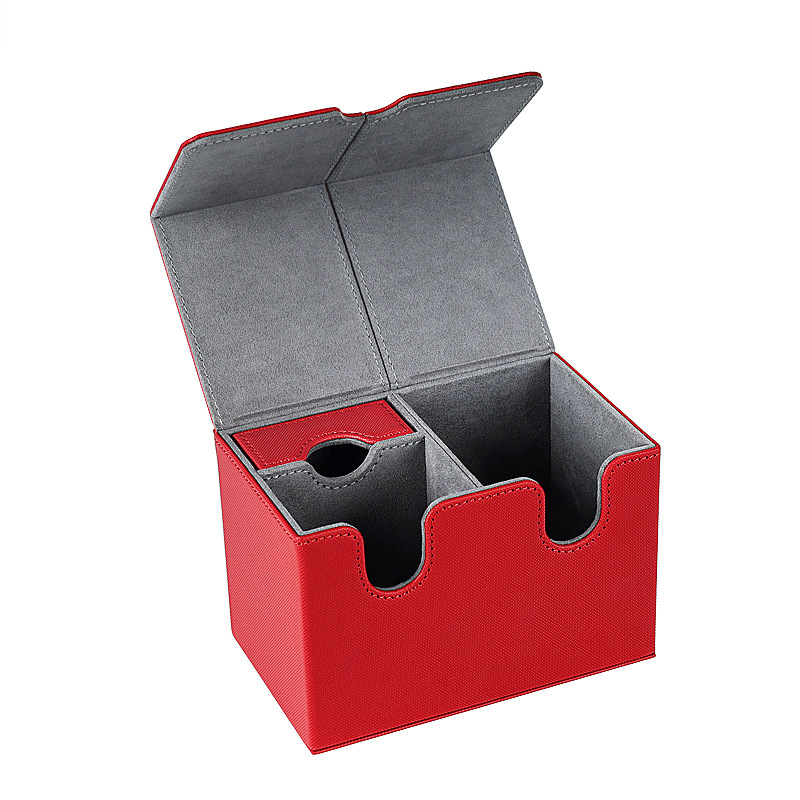 빨간색 격자 무늬 (회색 줄 지어 있음)