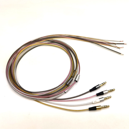 Aluminum Foil Wire Semi-Finished Mid-Range Metal MP3 Headphone Cable with Multicolor Options Headphone Upgrade Cable Material
