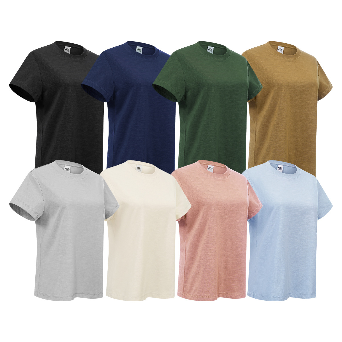 Chain tide2026 mujeres de verano explosión de color sólido camiseta de manga corta camiseta de mujer marca de moda camiseta de base suelta al por mayor de mangas cortas image 6