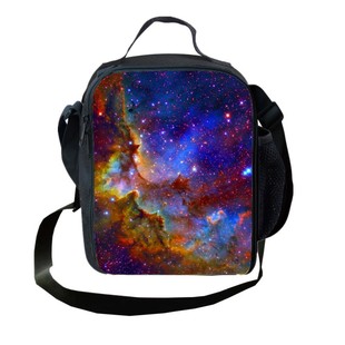 New printed cosmic star dining bag cartoon lunch bag primary school picnic bag ice bag insulation a generation of hair