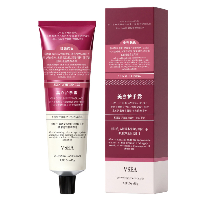 Crema de Manos Blanqueadora Perfumada Hidratante, Blanqueador para Manos