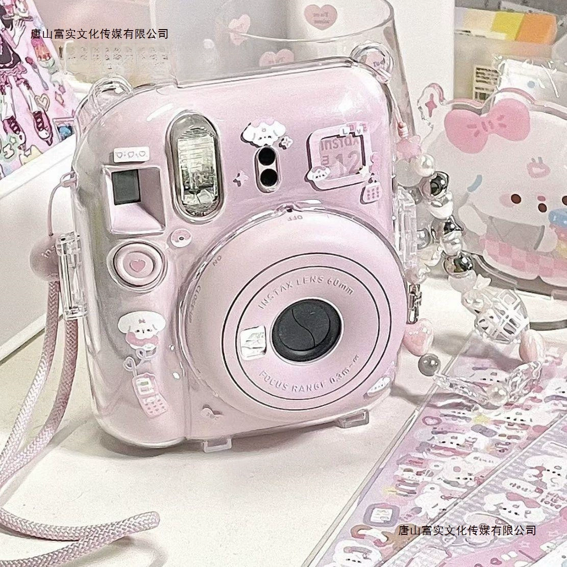 Детская камера в стиле instant (Polaroid), 6400W фронт/тыл, розовая/белая/голубая, 64–256 ГБ