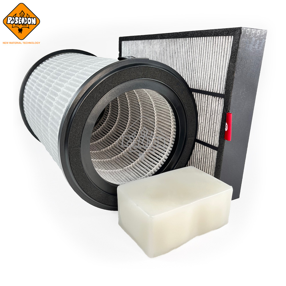 过滤器圆筒折纸发泡胶 家用空气净化聚烯烃热熔胶不开裂 无气味