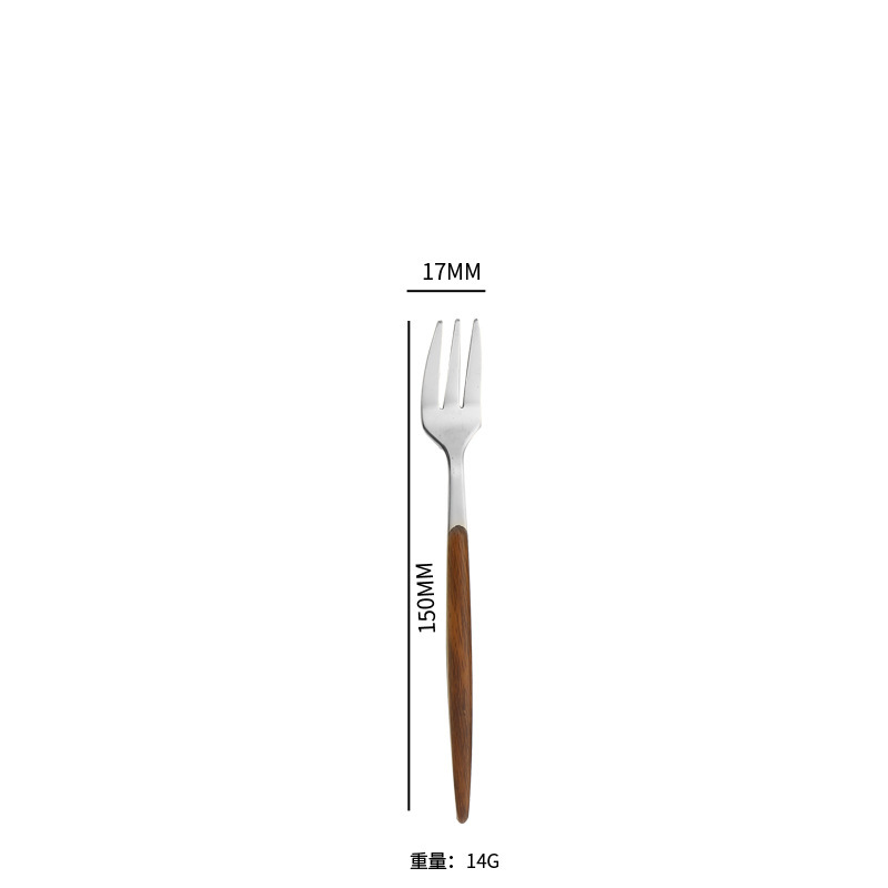 卸売りステンレス模造木目柄ナイフフォークスプーン食器洋食ステーキナイフフォークスプーン食器印刷ロゴ|undefined