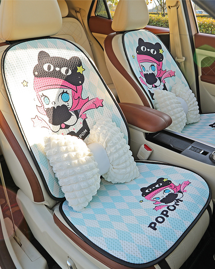 24 New Four Seasons Universal Cartoon Bubble Mart Honeycomb Mesh Multi-piece Car Seat