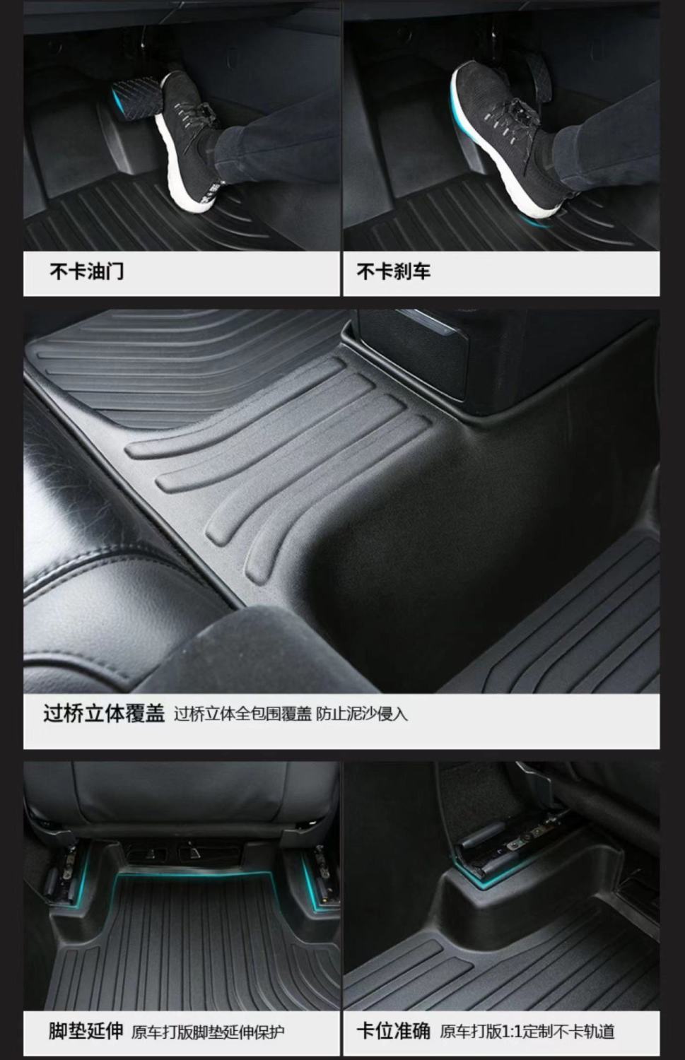 Suitable for Honda Accord Floor Mats, Seventh, Eighth, Ninth Generation, Tenth Generation, Eleventh Generation, Fuel Hybrid tpe Car Floor Mats Accord