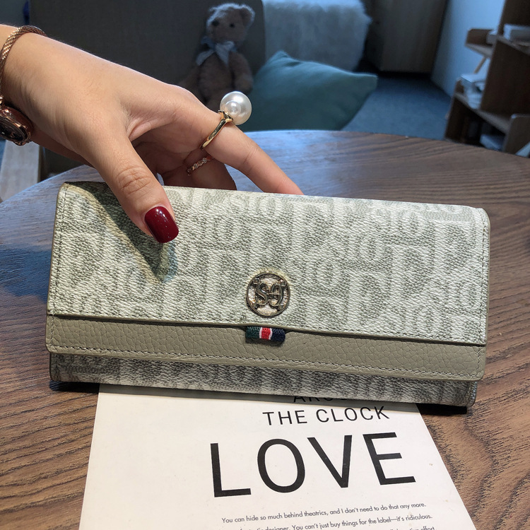 Women's Long Wallet Leather Multi Slot Card Holder Mobile Clutch_voghion.com