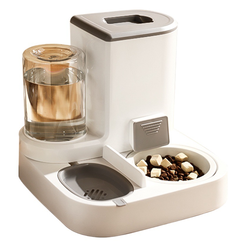Comedero automático para gatos 2 en 1, tazón para gatos con alimentación automática, tazón para comida de perros, máquina de alimentación, dispensador de agua, suministros para mascotas