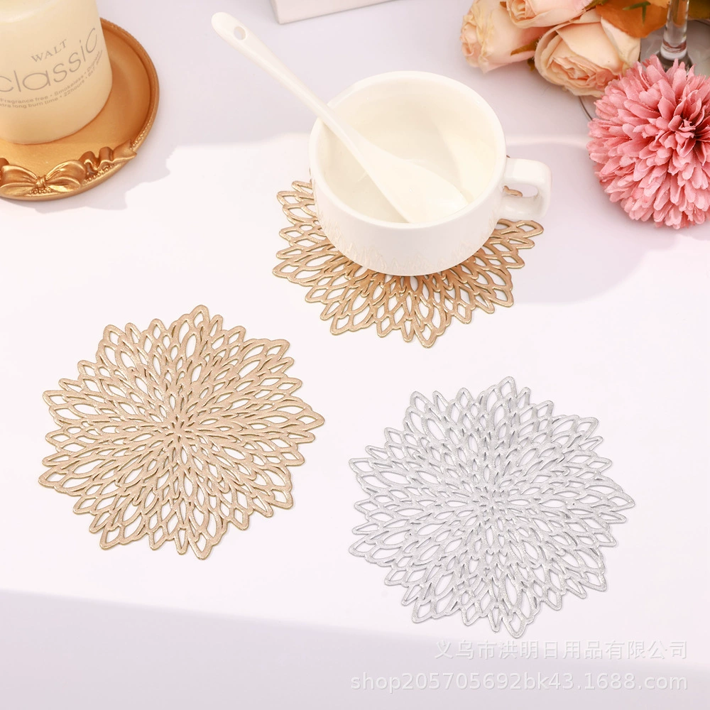 Подставки в форме цветов, креативные подставки, декоративные коврики в простом стиле, изоляционные коврики для обеденного стола, коврики для фотофонов, коврики для кофе.