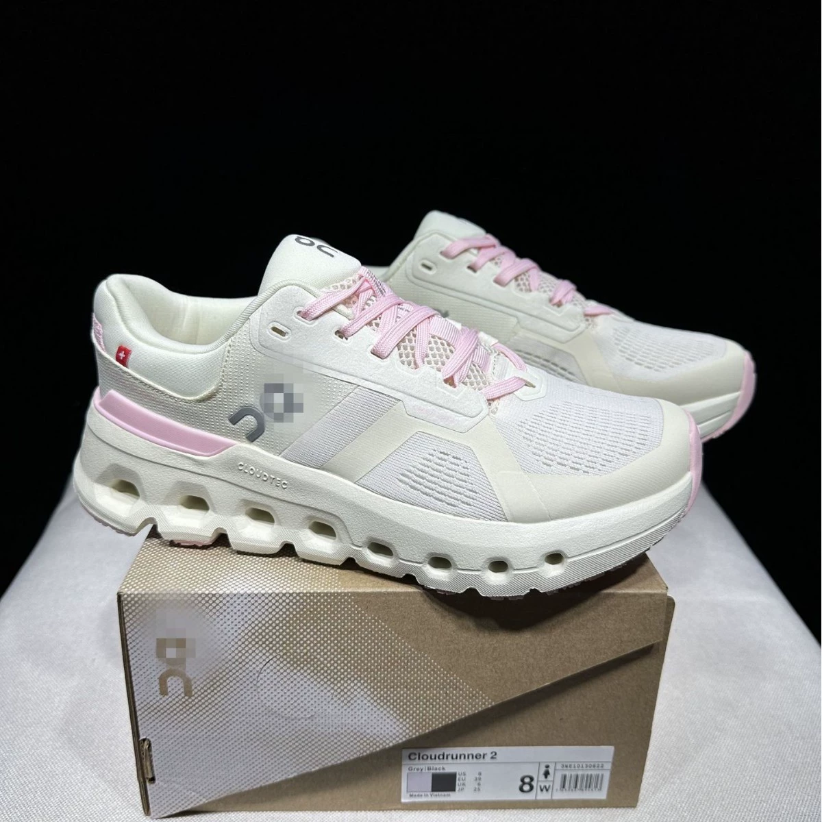 Кросс-граничный O-Runner Cloudrunner 2 2024 Весна и Лето Новые Женские Вводные Амортизационные Поддерживающие Беговые Кроссовки
